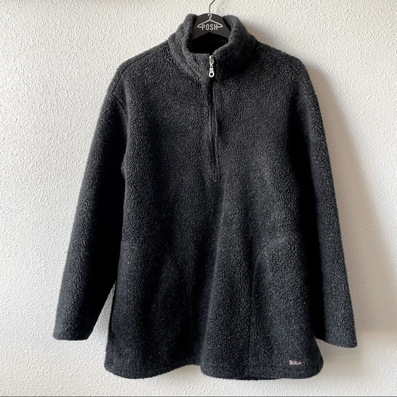 Woolrich Other - 3/$20 Vintage Woolrich Heathered Black Fleece Pullover